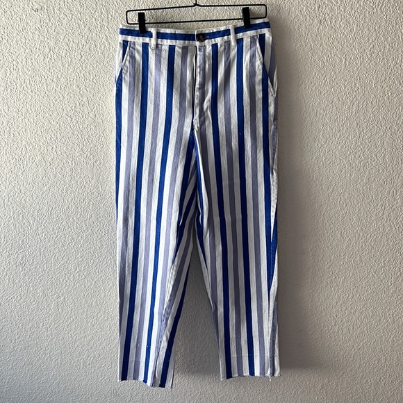 Madewell Tapered Pants in Stripe - Picture 5 of 7